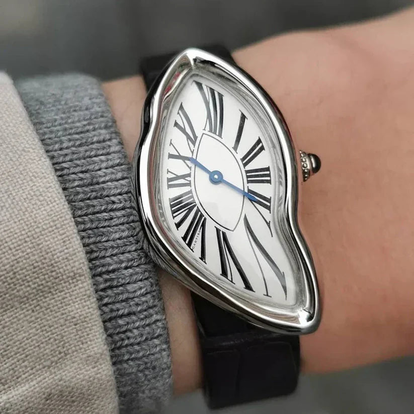 Alien Space Crash Leather Watch - Solorfit